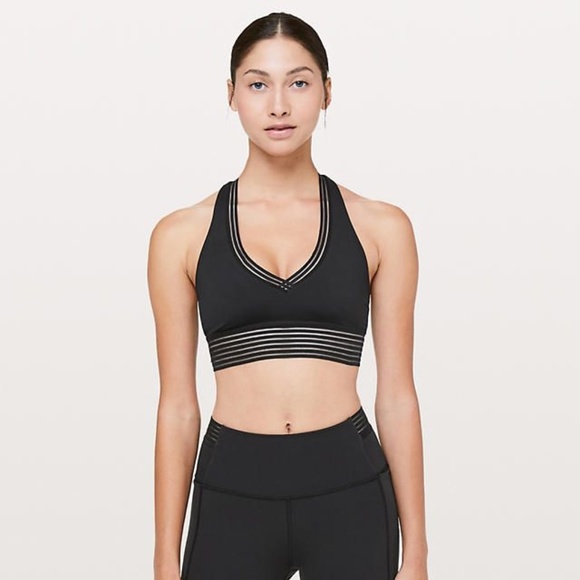 Lululemon Find Focus Bra - Black - Picture 1 of 5